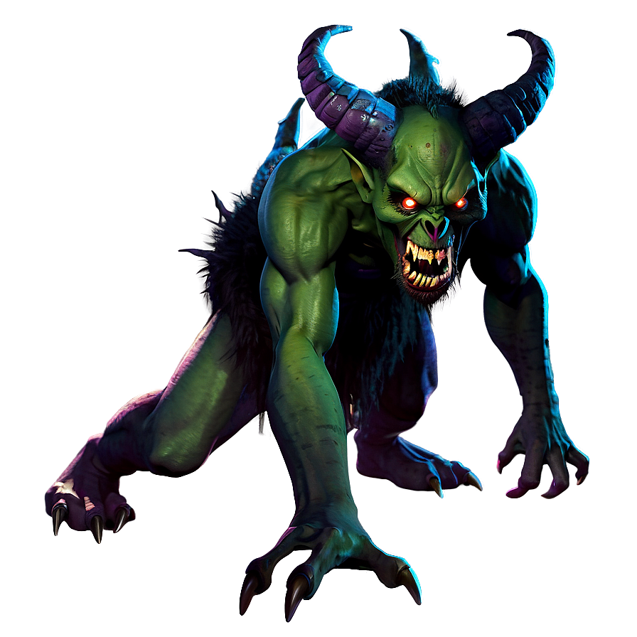 Scary Demon Artwork Png 41