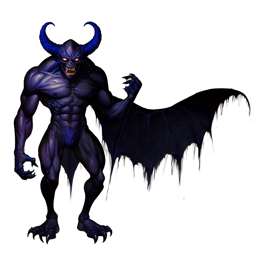 Scary Demon Artwork Png Qvd