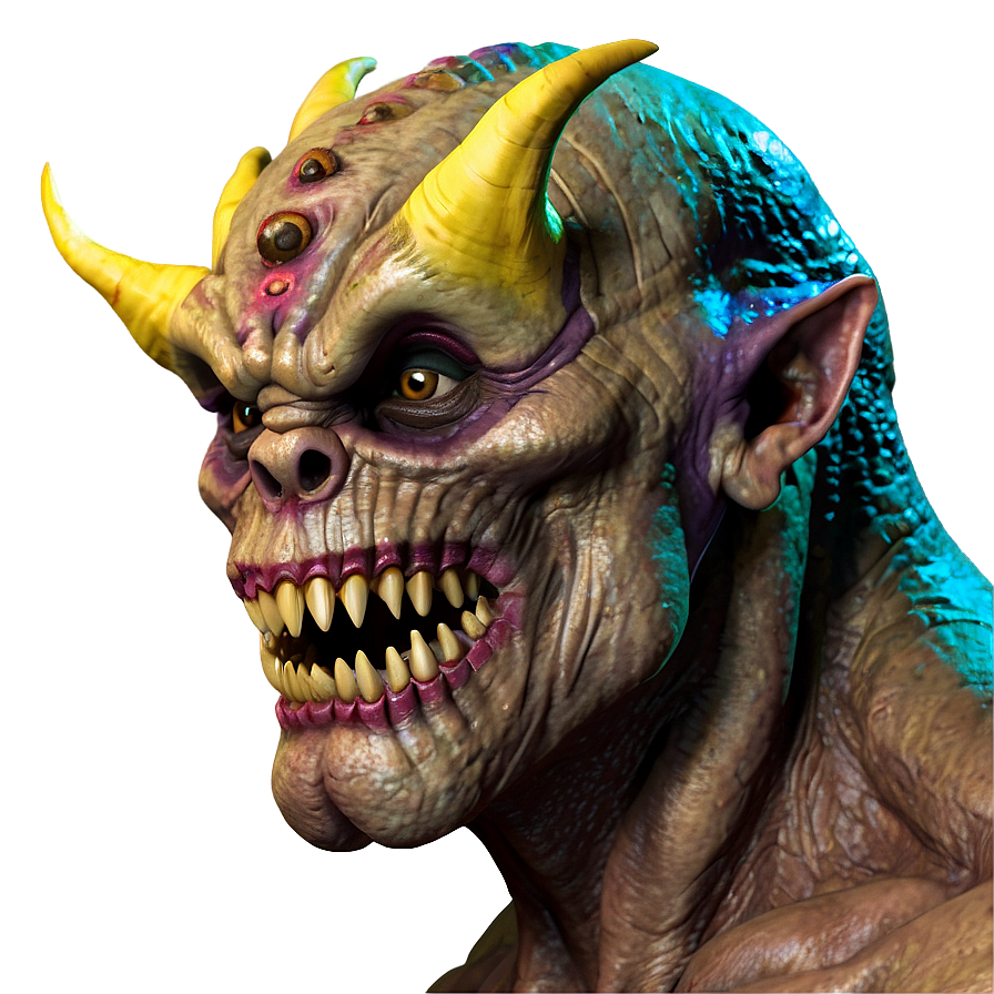 Scary Monster Profile Png Snx35