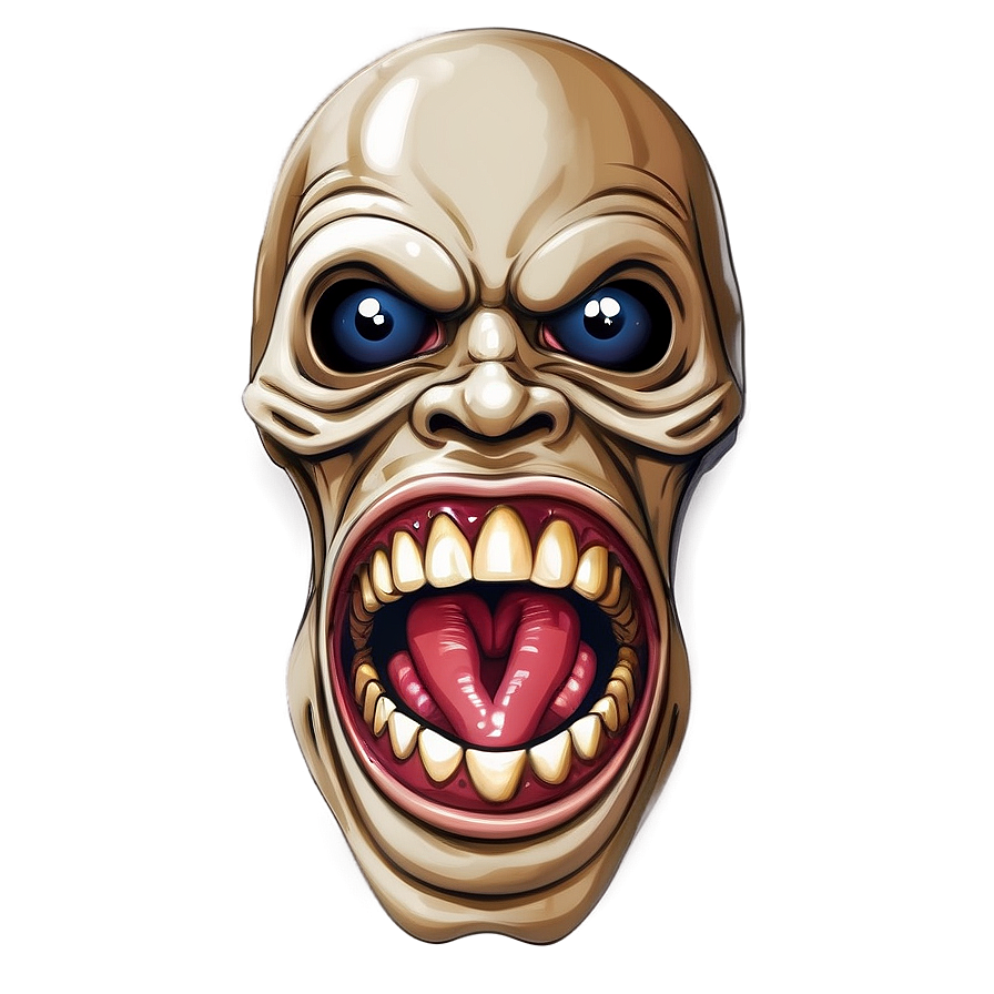 Scary Mouth Design Png 06212024