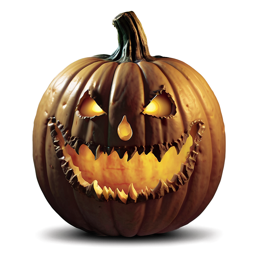 Scary Pumpkin In Moonlight Png Xcs43