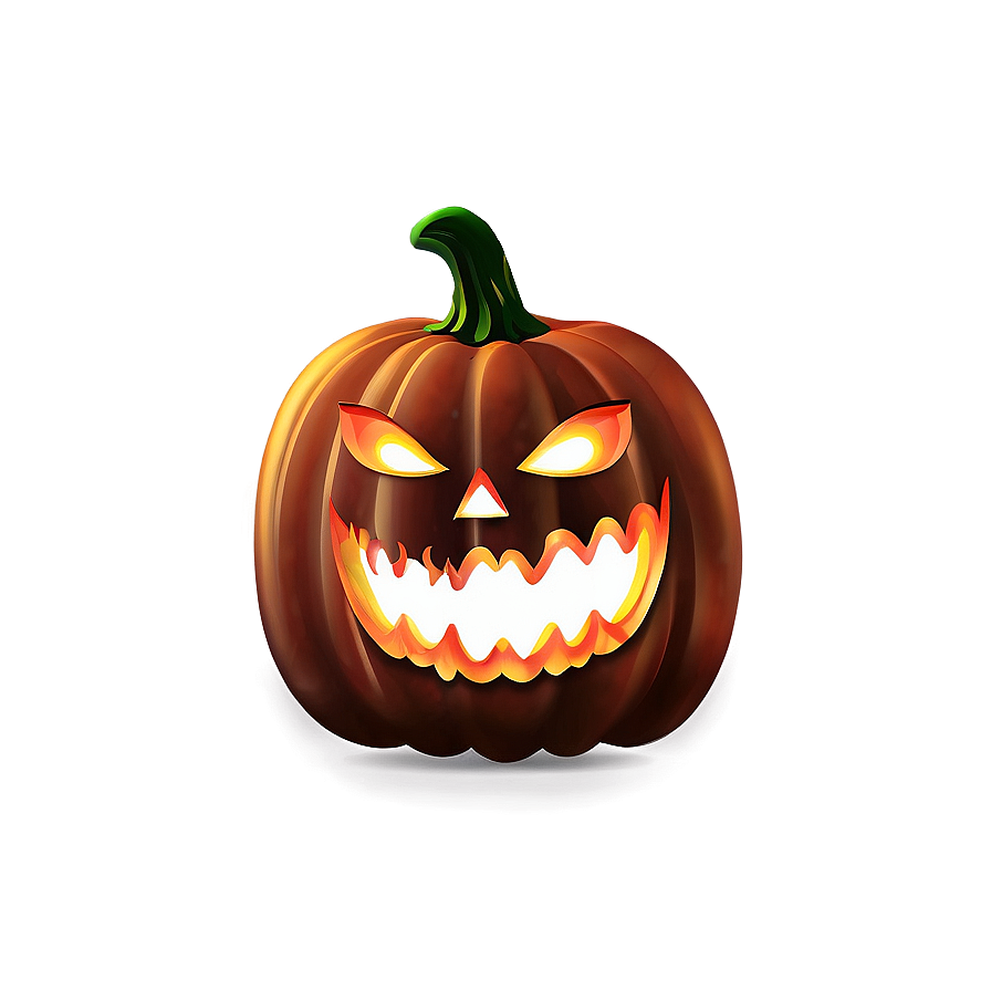 Scary Pumpkin With Candle Png 06292024