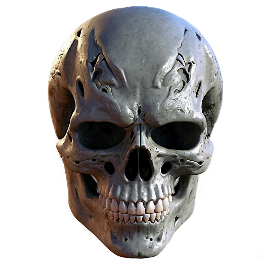 Scary Skull Face Portrait Png 06272024