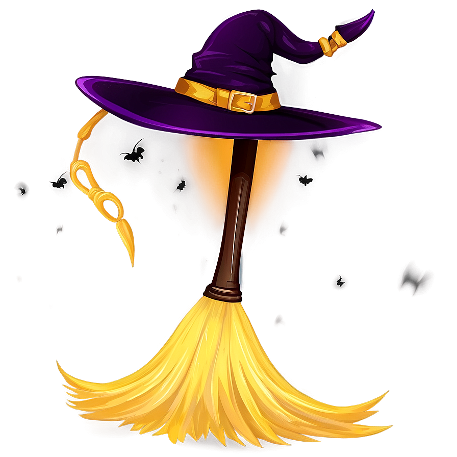 Scary Witches Broom Png 15