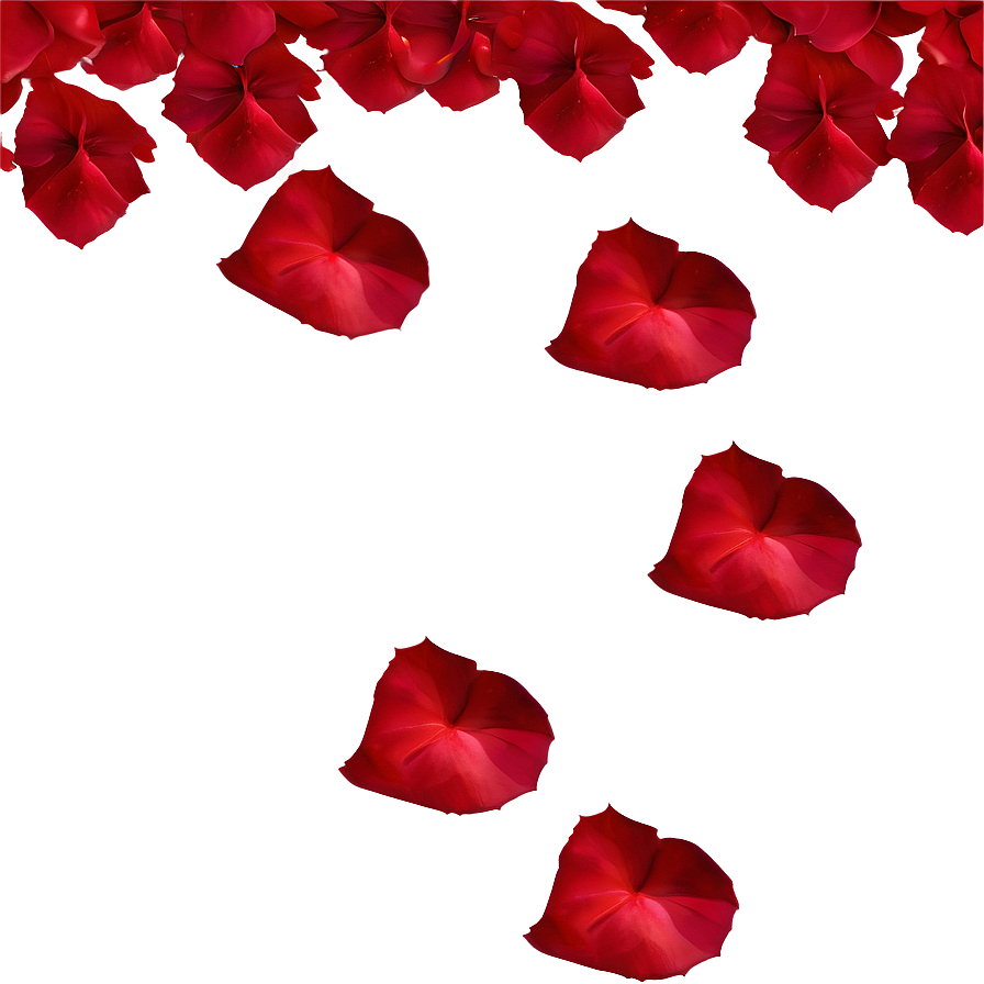 Scattered Rose Petals Png Xjr