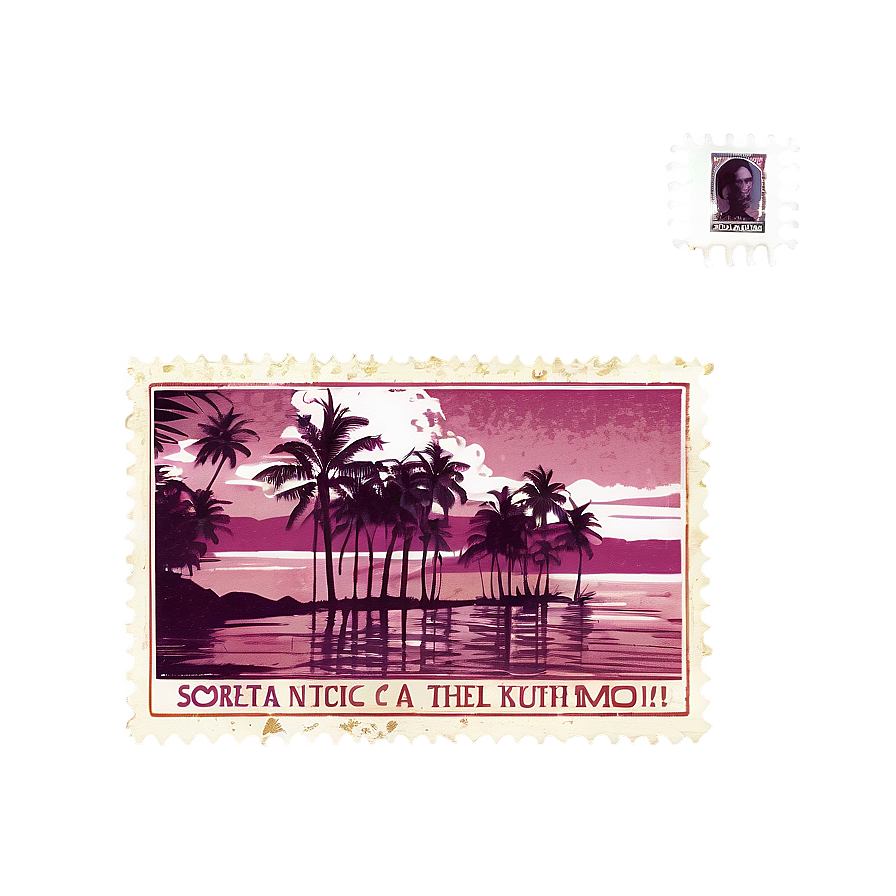 Scenic Postcard Stamp Png 06272024