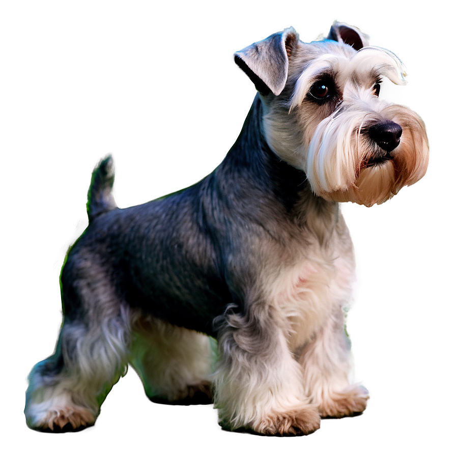 Schnauzer Dog Show Pose Png Mcb