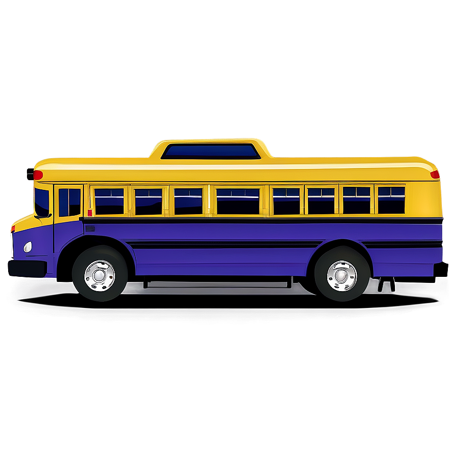 School Bus Car Vector Png 06202024