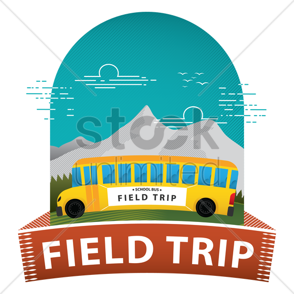 School Bus Field Trip Illustration