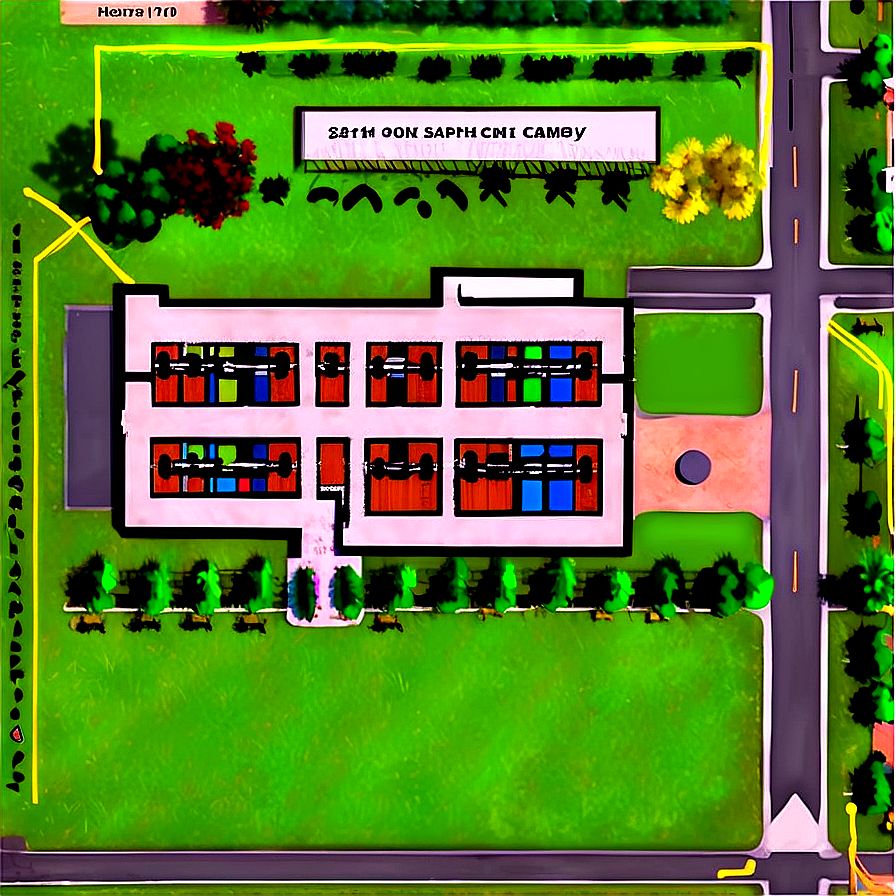 School Campus Map Png 20