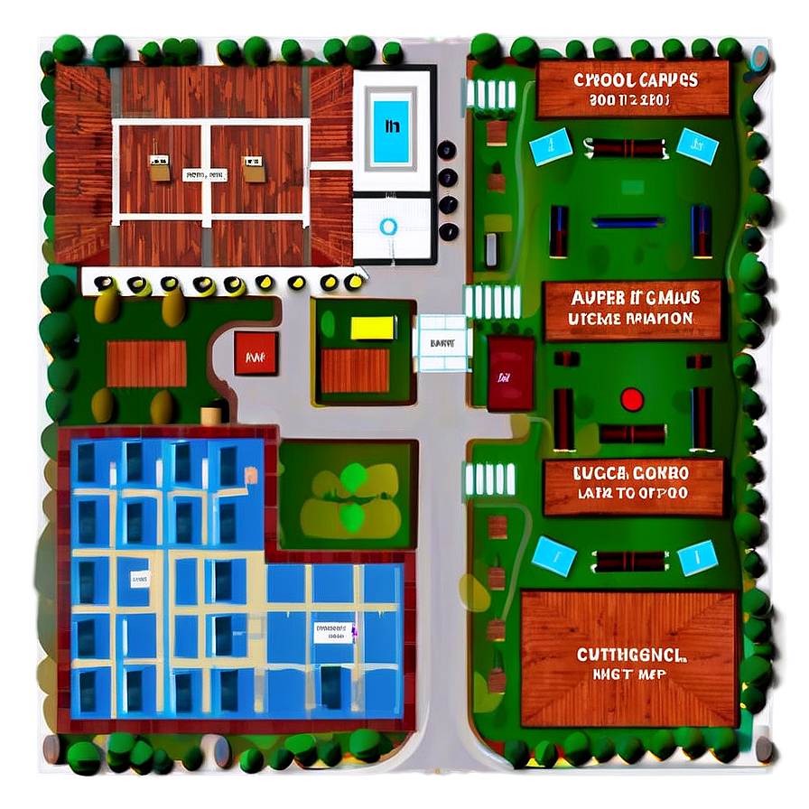 School Campus Map Png Fmc