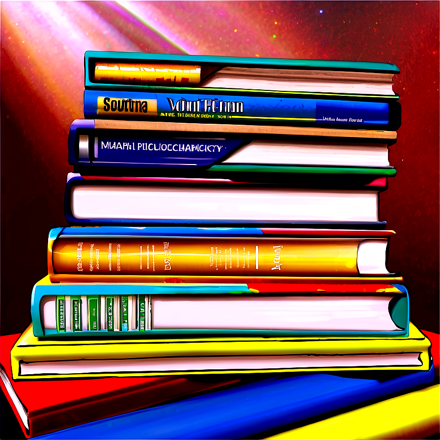 School Library Books Png 05212024