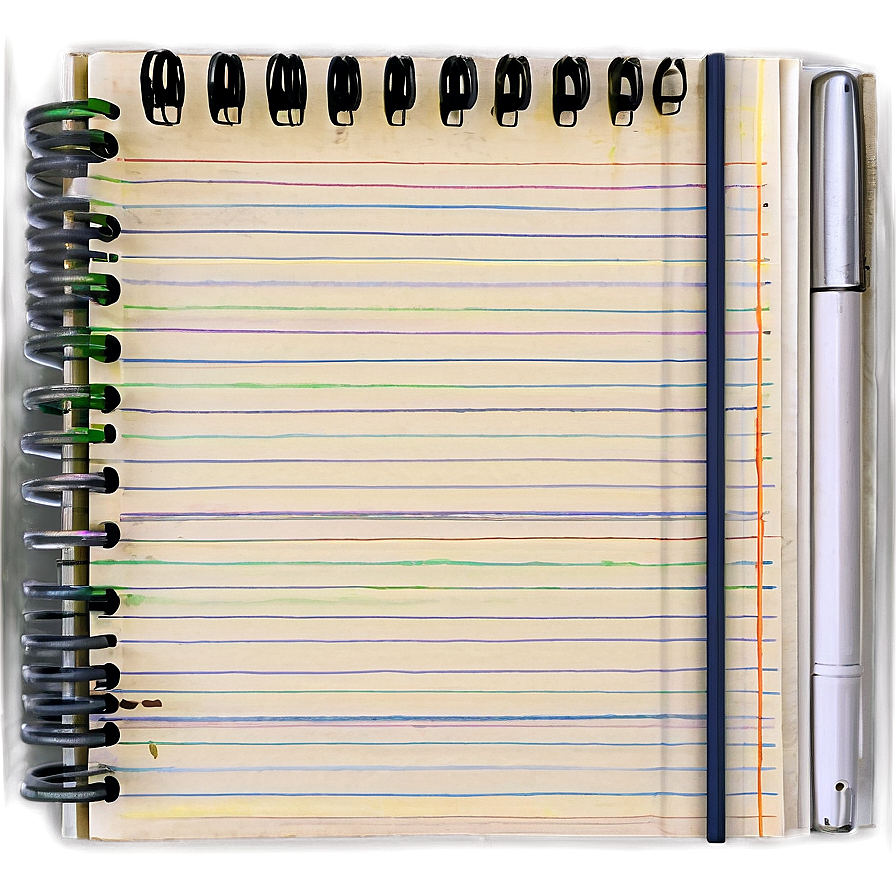 School Notebook Paper Png Qhx83