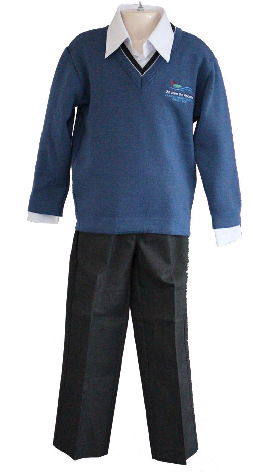 School Uniformwith Dress Shirtand Sweater