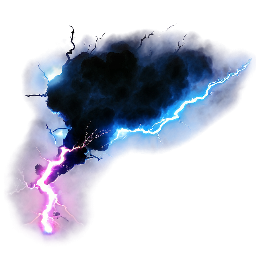 Sci-fi Lightning Blast Png 39