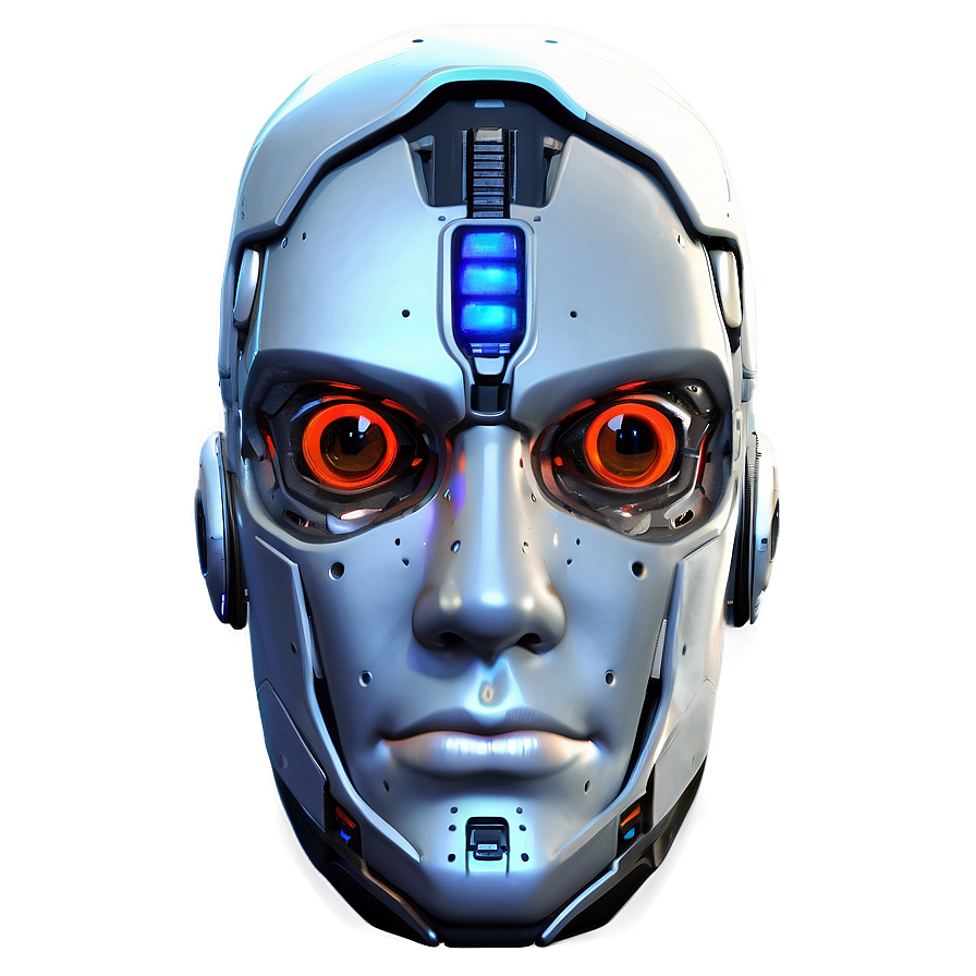 Sci-fi Robot Head Png 06212024