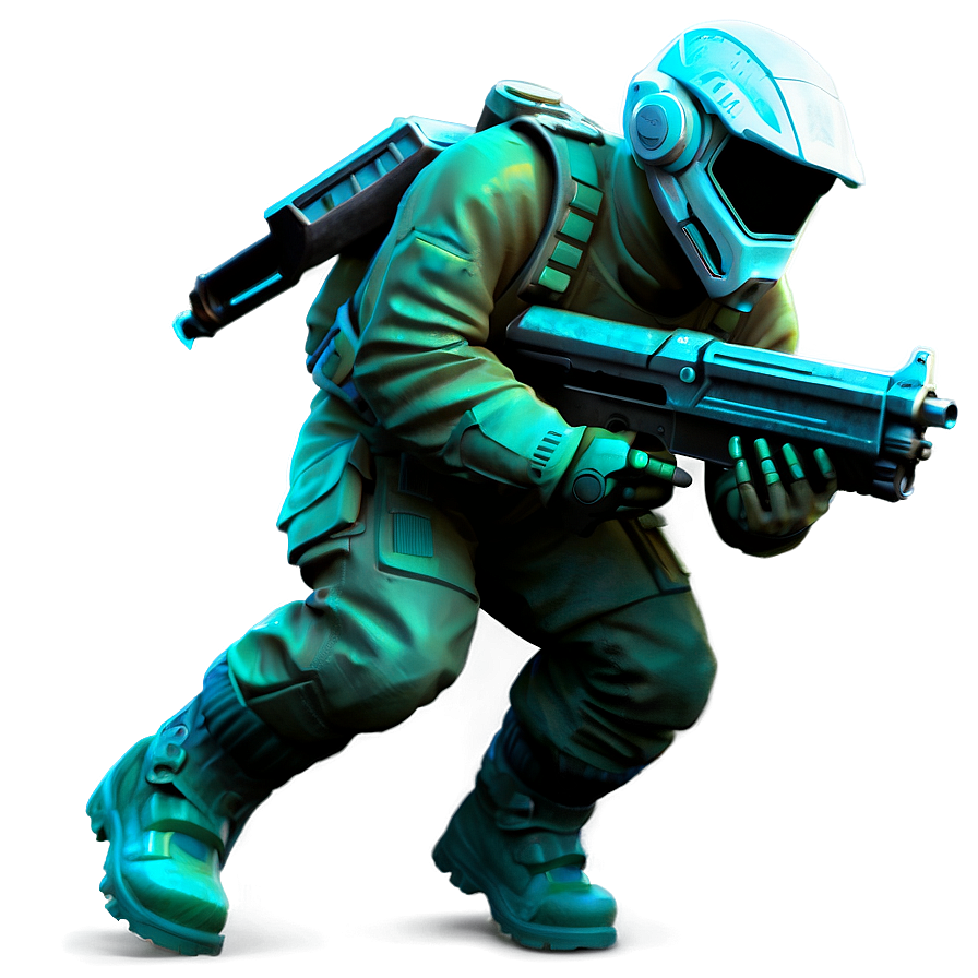 Sci-fi Soldier Art Png 19