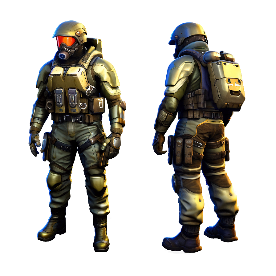 Sci-fi Soldier Art Png Sse