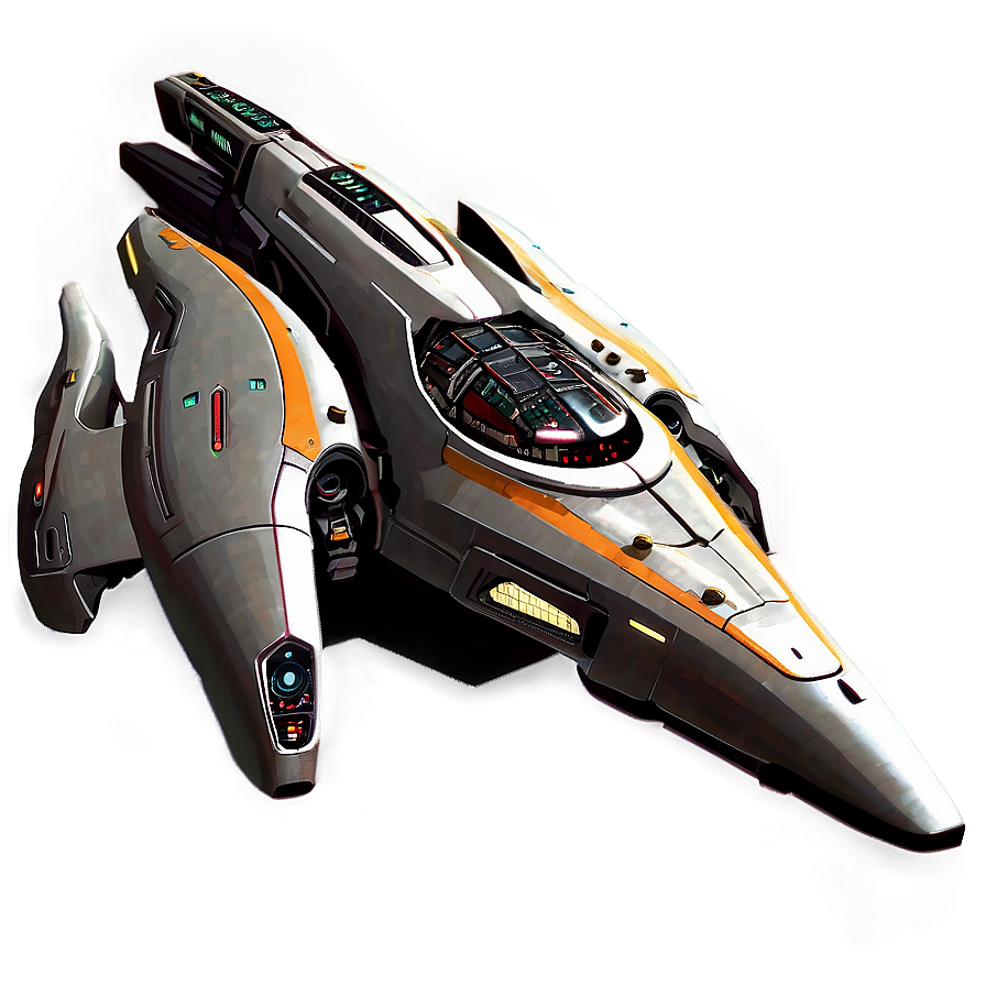 Sci-fi Starship Art Png 99