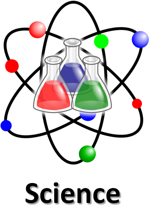 Science Atomand Beakers Graphic