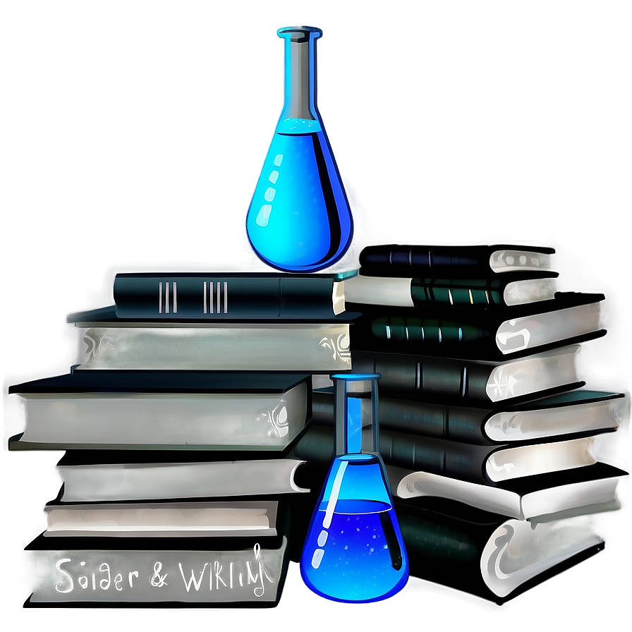 Science Books Pile Png Ooy13