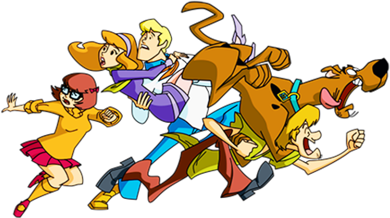 Scooby Doo Team Running