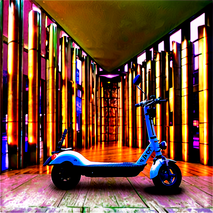 Scooter In City Png Glg90