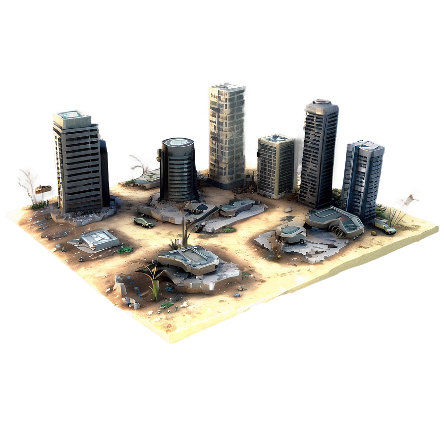 Scorched City Terrain Png 29