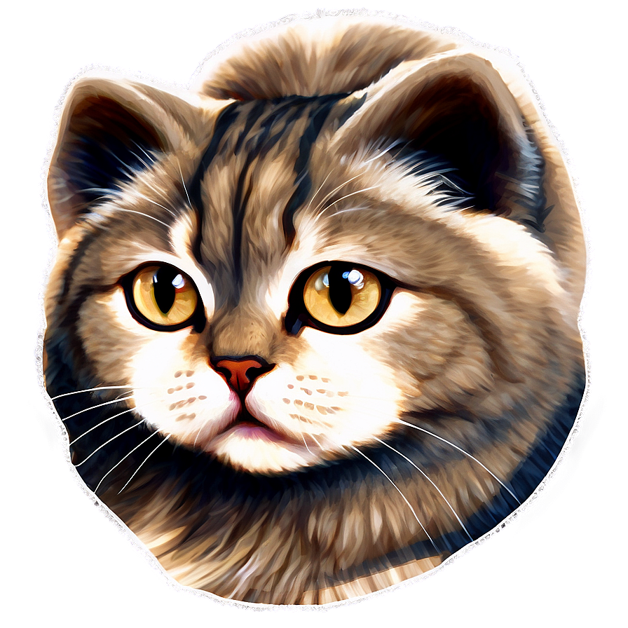 Scottish Fold Cat Ear Png D