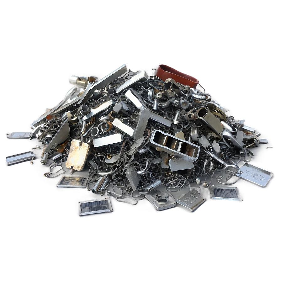 Scrap Metal Recycling Process Png Mky