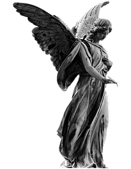 Sculpted Angelin Contemplation