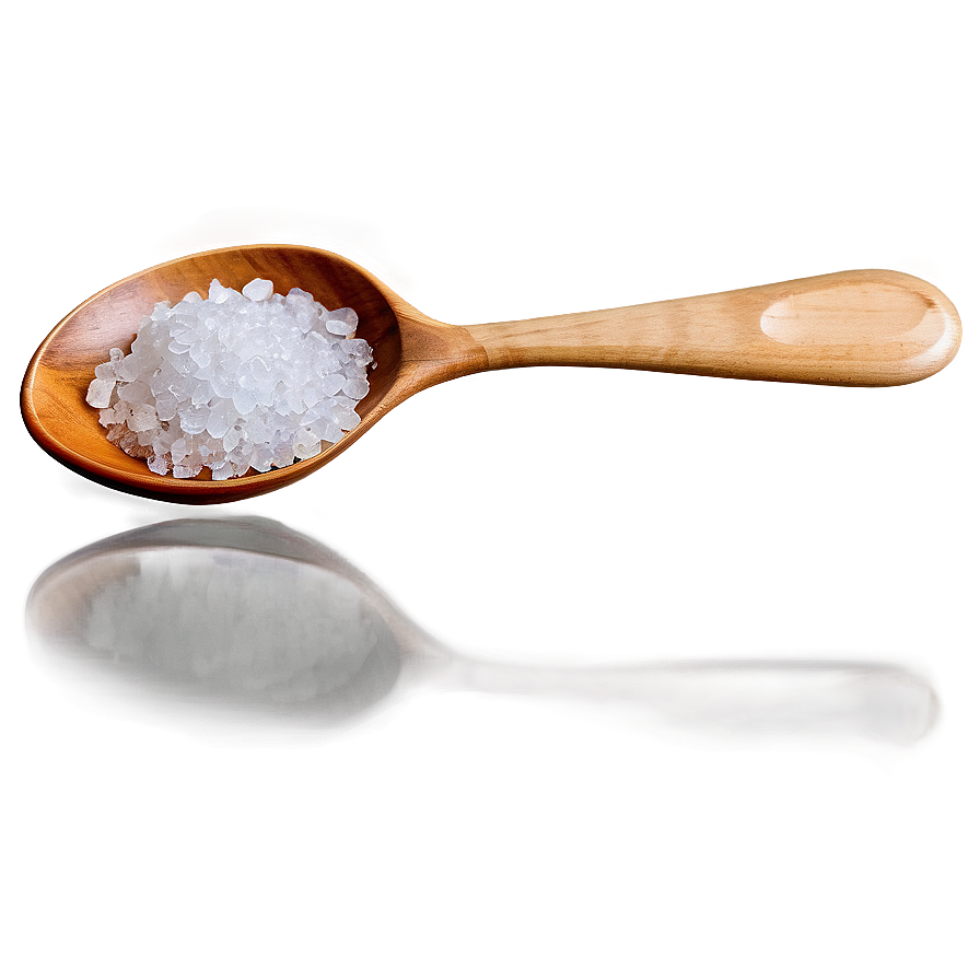 Sea Salt On Spoon Png 06272024