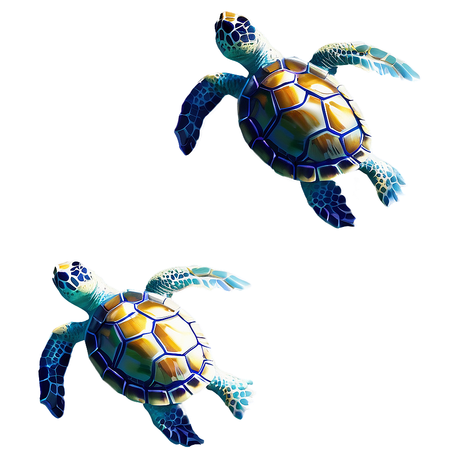 Sea Turtles Swimming Png 30