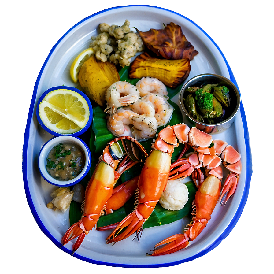 Seafood Dinner Platter Png 06122024