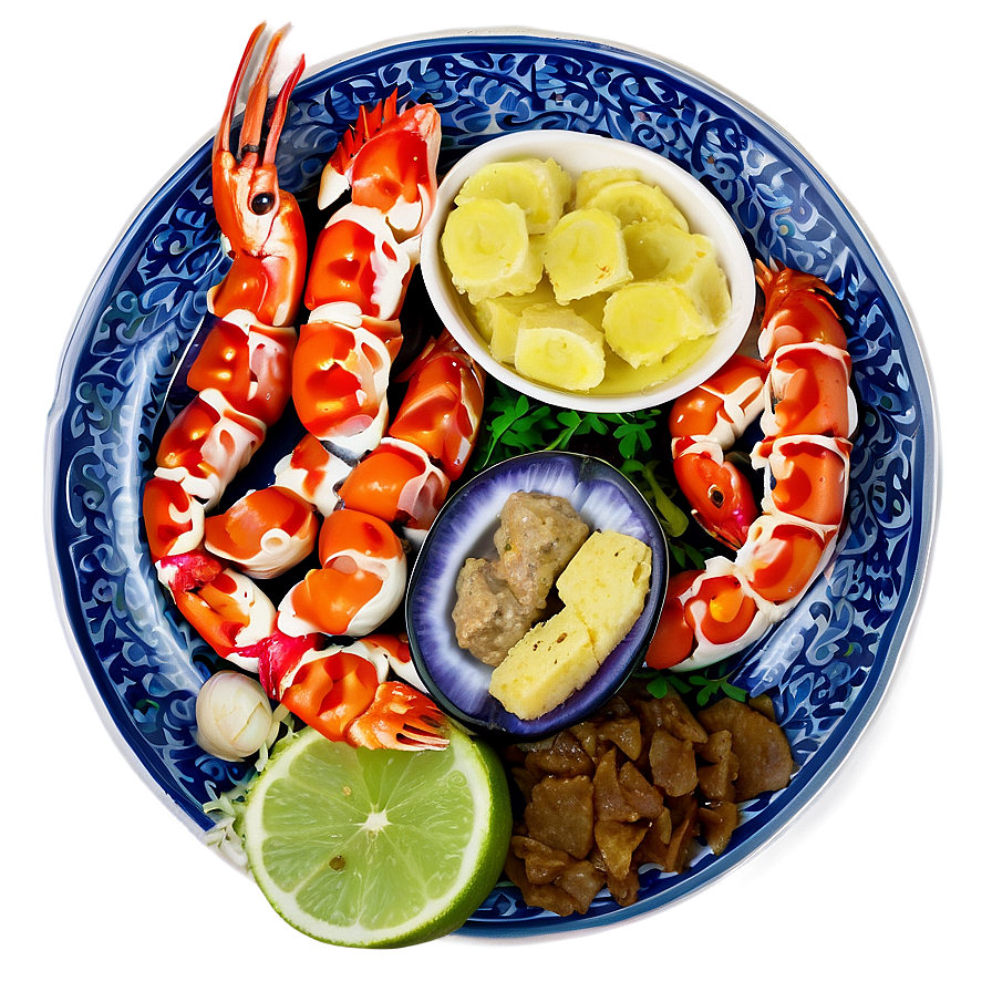 Seafood Dinner Platter Png 35