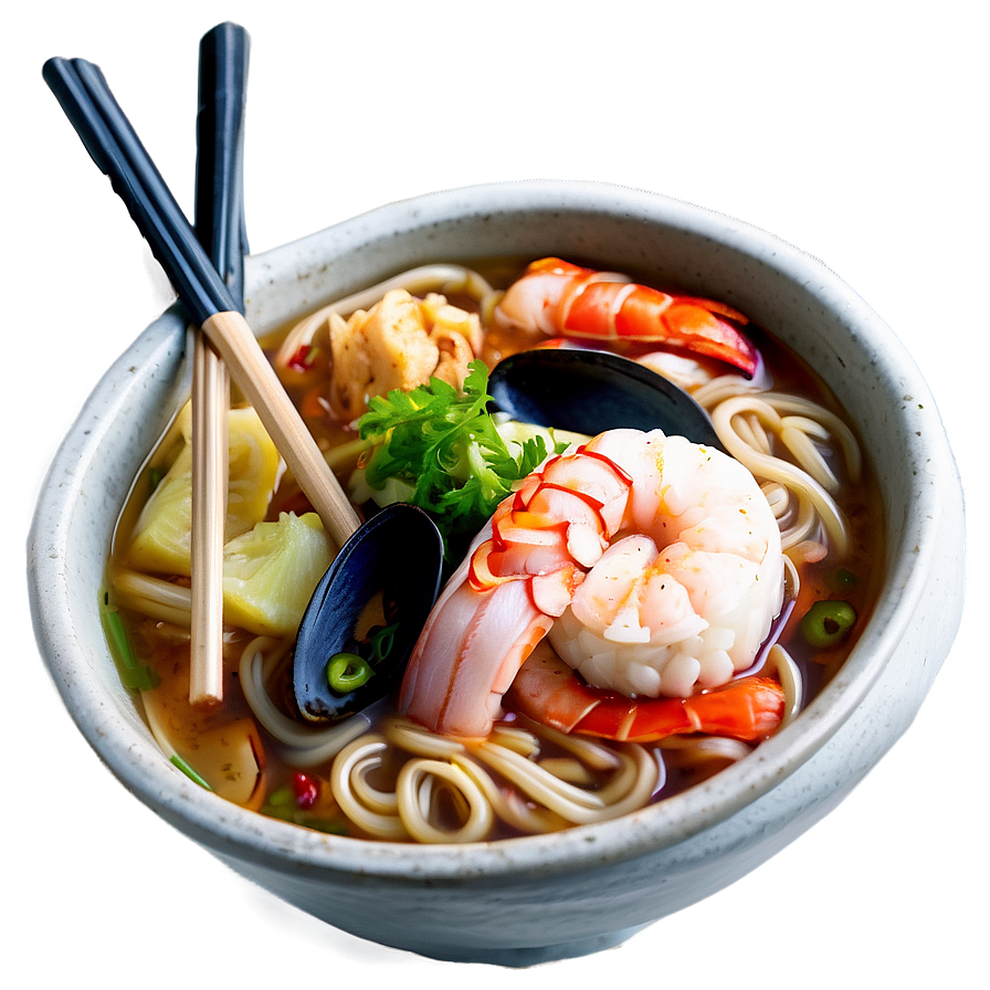 Seafood Ramen Delight Png 52