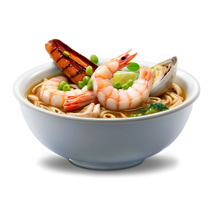 Seafood Ramen Delight Png Kus