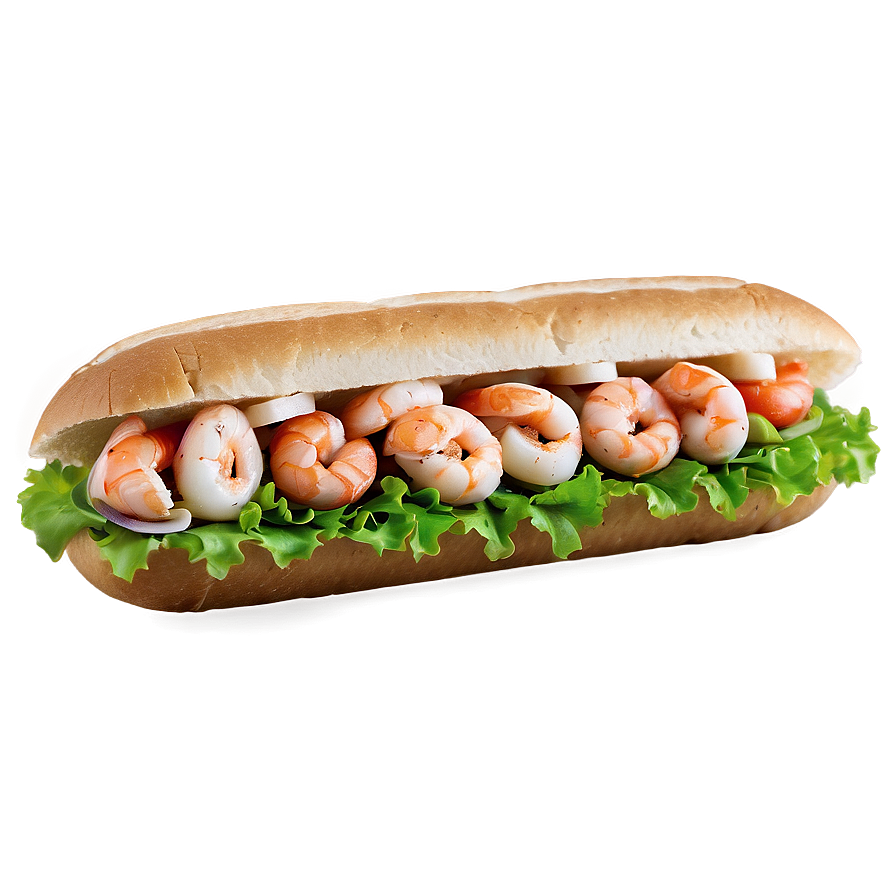 Seafood Sub Sandwich Png 38