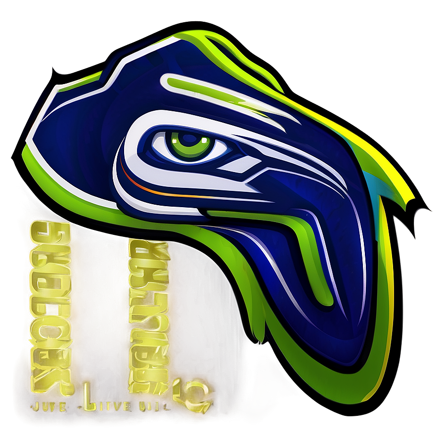 Seahawks Football Logo Art Png Jxw62