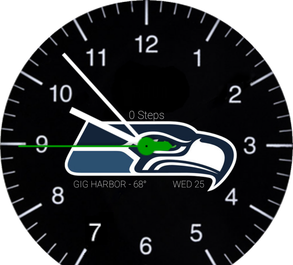 Seahawks Logo Smartwatch Face