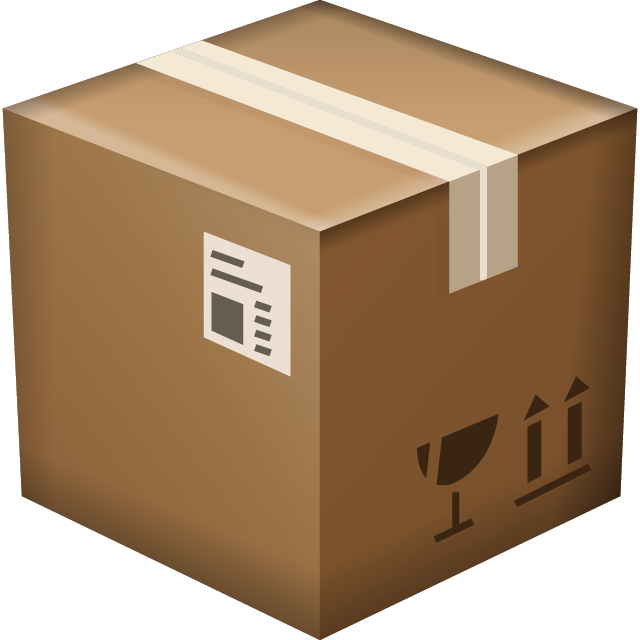 Sealed Shipping Box Icon