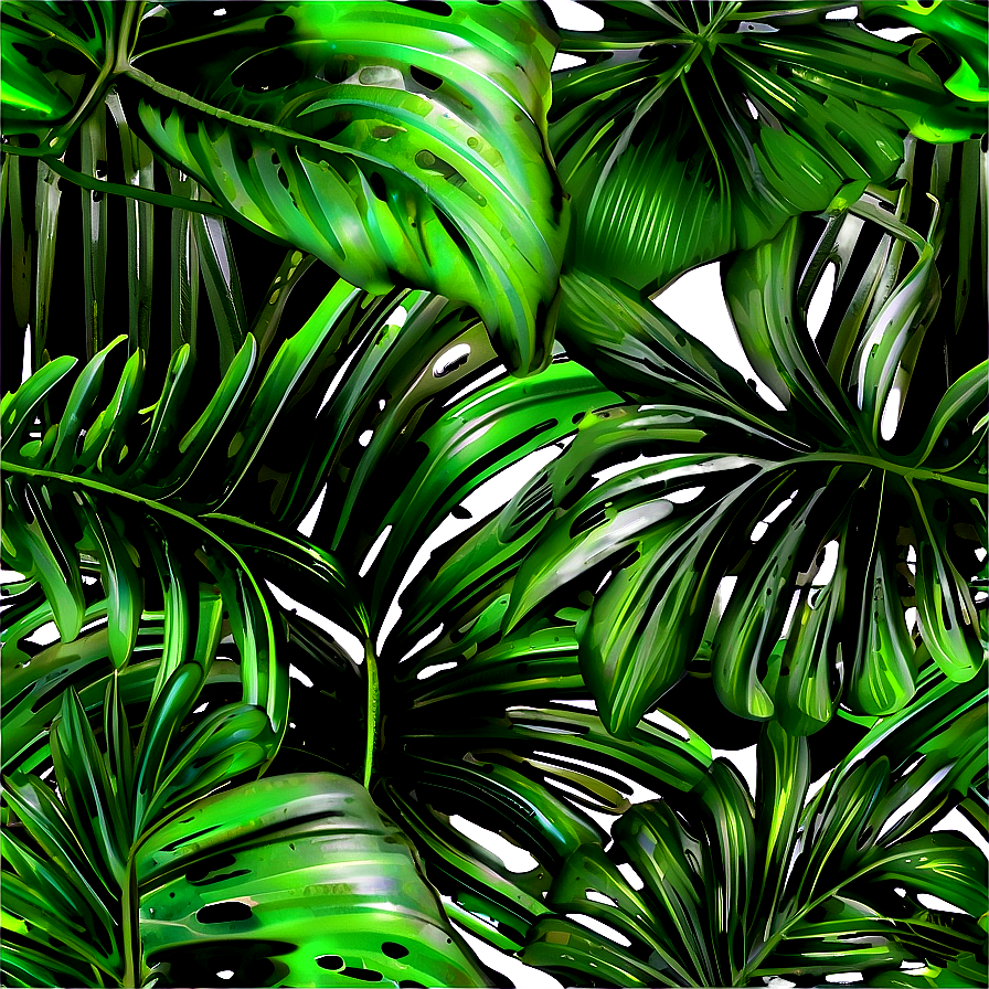 Seamless Tropical Leaf Texture Png Fha