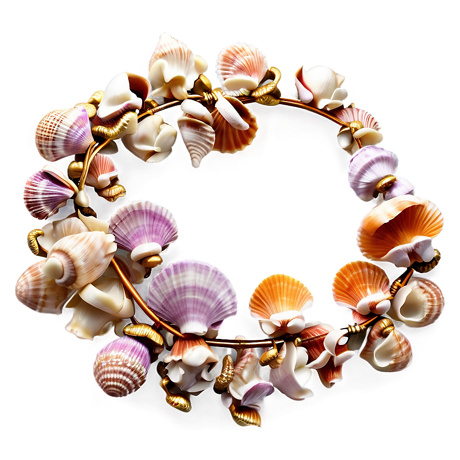 Seashell Garland Png 98