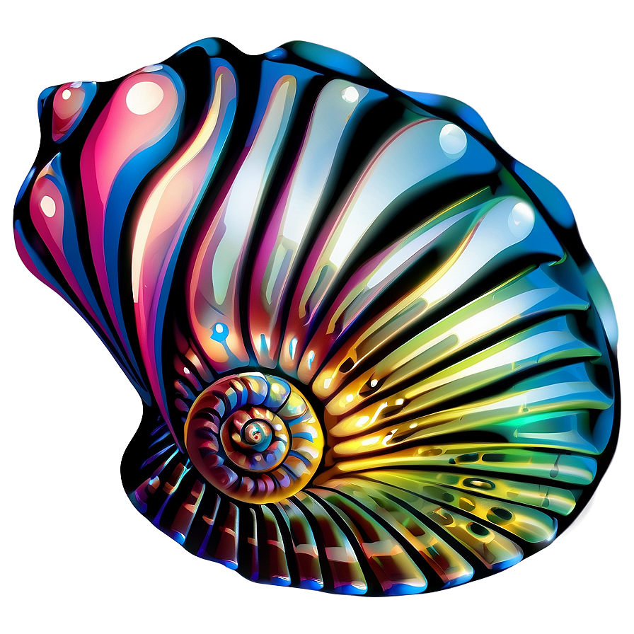 Seashell Vector Art Png 05242024