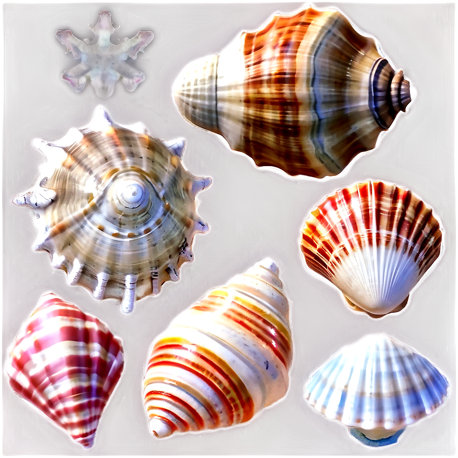 Seashells Collection Png Toe