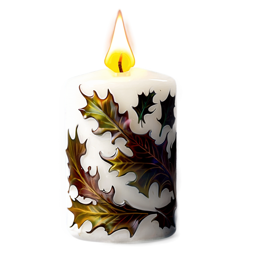 Seasonal Autumn Candle Png 05242024