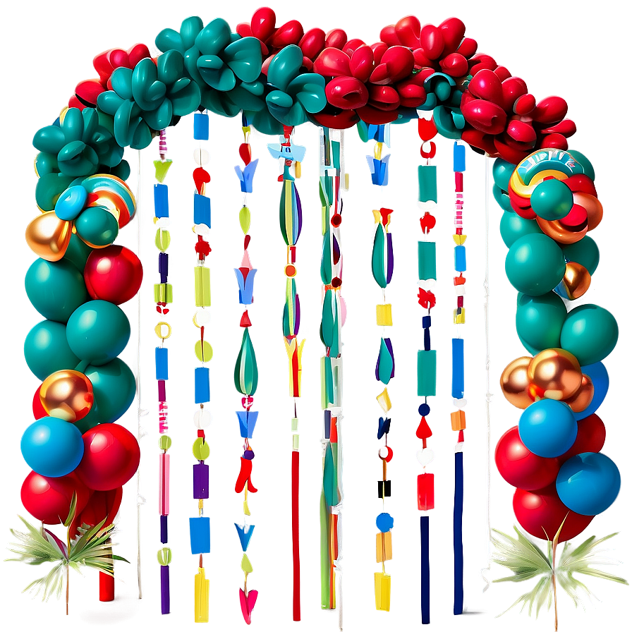 Seasonal Balloon Garland Trends Png Bxx55