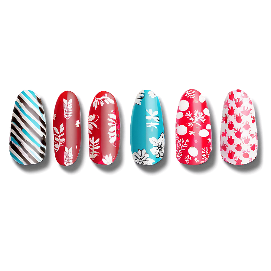 Seasonal Fake Nails Png 06272024