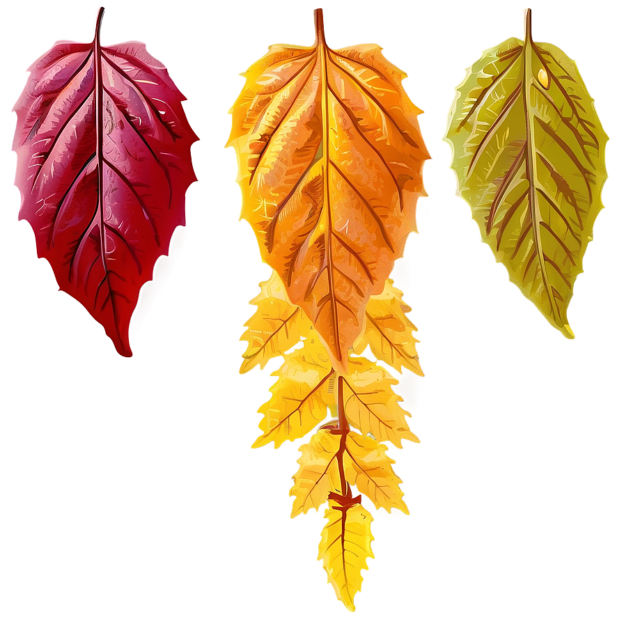 Seasonal Leaves Dropping Png 30