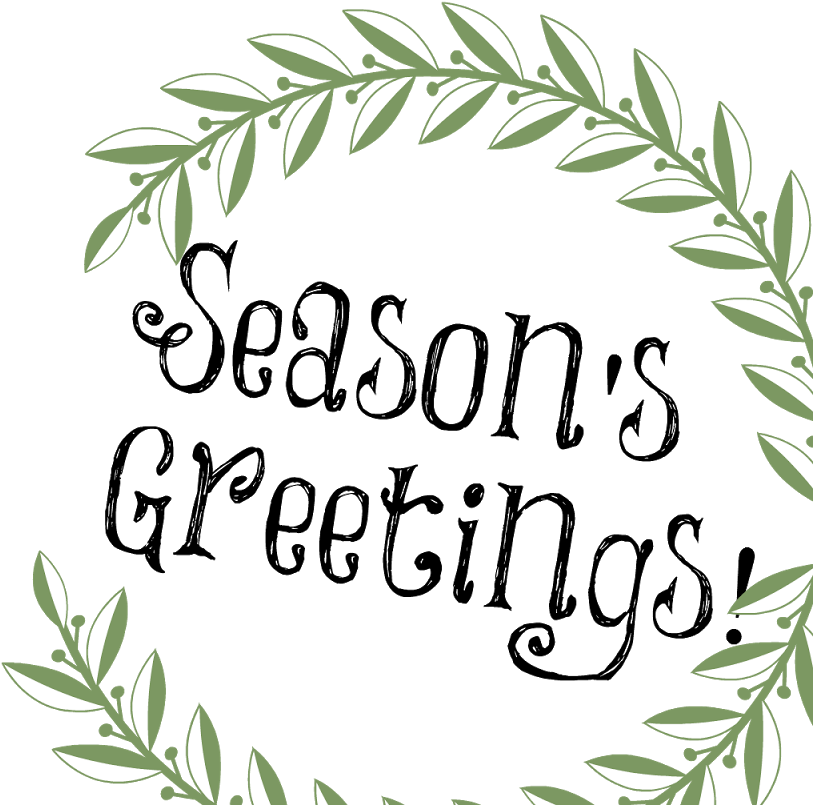 Seasons Greetings Wreath Design